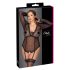 Curvas Cottelli - Body Transparente (Negro) - 2XL