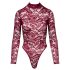 Cottelli - body transparente de encaje (rojo)