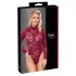 Cottelli - body de encaje transparente (rojo)