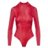 Cottelli - body lencería mujer - estampado serpiente - rojo