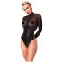 Noir - Body brillante con paneles transparentes (negro)
