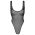 Noir - body transparente (negro) - L