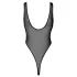 Noir - body transparente (negro) - L