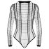Cottelli - Body abierto a rayas (negro) - S-L