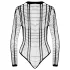 Cottelli - body abierto a rayas - negro - talla S-L
