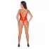 Cottelli - body de encaje con tiras cruzadas (rojo)