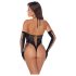 Cottelli - body con guantes (negro) - Tallas S-L