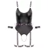 Cottelli - body bondage abierto con esposas - negro - L