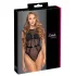 Cottelli - body sexy transparente de encaje - negro