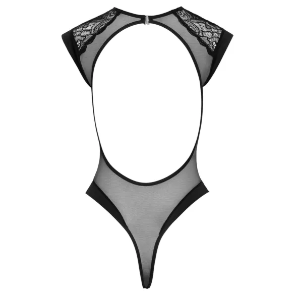 Cottelli - body sexy transparente de encaje - negro