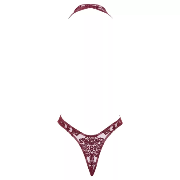 Noir Kink Royal - body transparente - rojo
