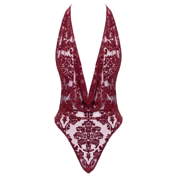 Noir Kink Royal - body transparente - rojo - M