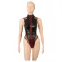 Cottelli - body de malla con cremallera (negro) - M