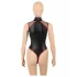 Cottelli - body de malla con cremallera (negro) - M