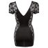 Cottelli - Vestido encaje con lazo (negro) - XL