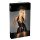 Noir - Vestido con falda plisada y transparencias en el escote, con cuello halter (negro) - XL