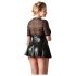 Cottelli Plus - Vestido brillante con corsé rojo (negro) - XXXL