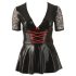 Cottelli Plus - Vestido brillante con corsé rojo (negro) - XXXXL