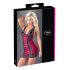 Cottelli - vestido ajustado sexy con cordones - rojo - XL