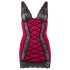 Cottelli - vestido exclusivo con cordones (rojo) - XL