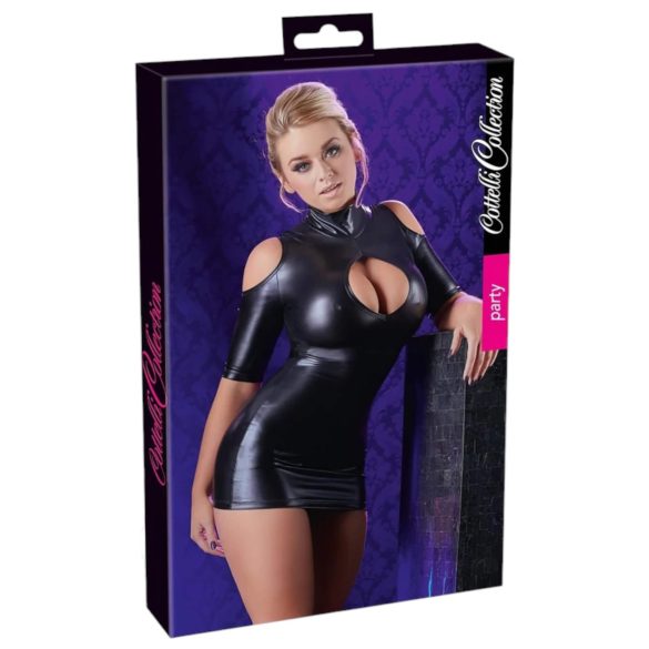 Cottelli - vestido de fiesta hombros descubiertos - negro - XL