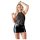 Cottelli - vestido de gasa brillante (negro) - XL