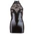 Cottelli - Mini vestido negro con encaje y brillo - XL