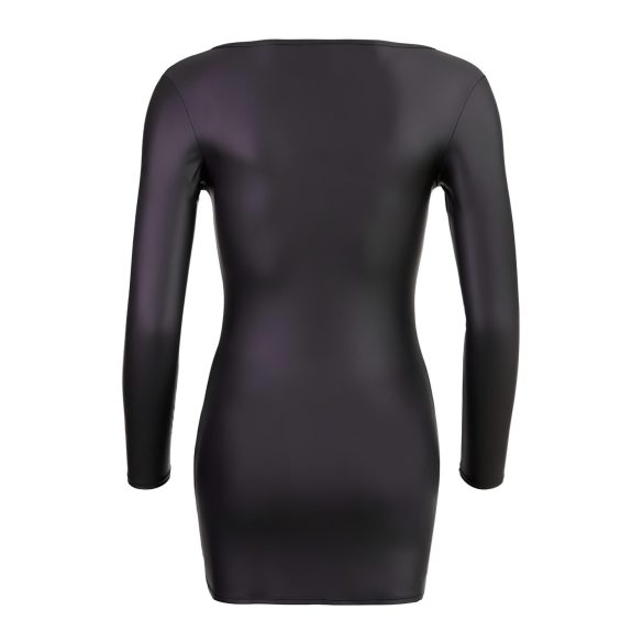 Cottelli - vestido sexy con cremallera y strass - negro - XL