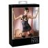 Fina Abierta - Mini vestido brillo audaz (negro) - XL