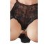 Fina Abierta - Mini vestido brillo audaz (negro) - XL