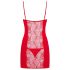 Obsessive Heartina - camisón y tanga (rojo) - L/XL