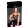 Noir - vestido vinilo con encaje de red - negro - XL