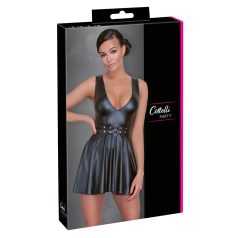 Cottelli - vestido plisado con cinturón - negro