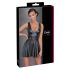 Cottelli - Vestido plisado con cinturón (negro) - L