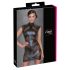 Cottelli - vestido negro brillante ajustado - L