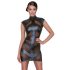 Cottelli - vestido negro brillante ajustado - L