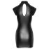 Cottelli - vestido negro brillante ajustado - L