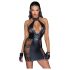 Noir - Minivestido Ajustado con Cordones (Negro) - M