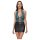Cottelli - vestido brillante con encajes (negro-verde) - XL