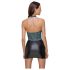 Cottelli - vestido brillante con encajes (negro-verde) - XL