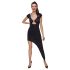 Cottelli Fiesta - vestido asimétrico con aros (negro)
