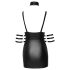 Minivestido brillante de bondage Cottelli (negro) - M