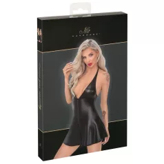 Noir - minivestido ajustado - estampado de serpiente - negro