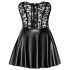 Noir - minivestido brillante con encaje - negro