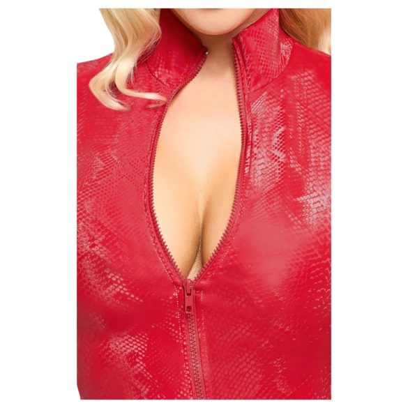 Cottelli - minivestido ajustado - estampado serpiente - rojo - L