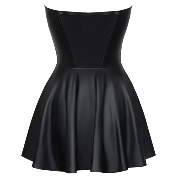 Cottelli - minivestido brillante con falda plisada - negro