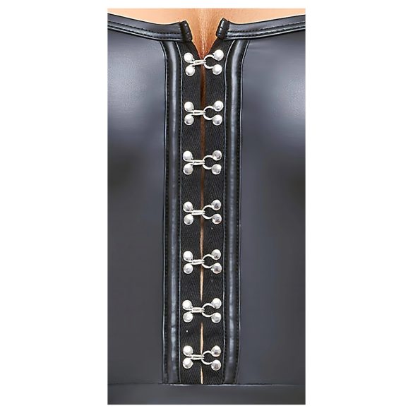 Cottelli - minivestido brillante con falda plisada - negro - M