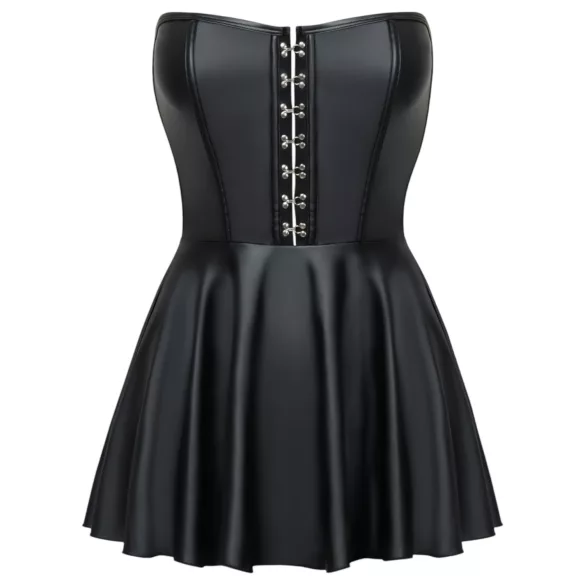 Cottelli - minivestido brillante con falda plisada - negro - L