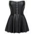Cottelli - minivestido brillante con falda plisada - negro - L