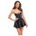 Noir Libido - minivestido sexy - efecto mate - negro - M